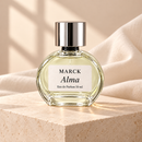MARCK Alma 50 ml sobre pedra — líquido amarelo claro conforme foto real