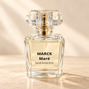 MARCK Maré 50 ml — fundo claro e líquido amarelo-palha