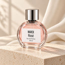 MARCK Rosé 50 ml — frasco sobre pedra clara com tecido bege